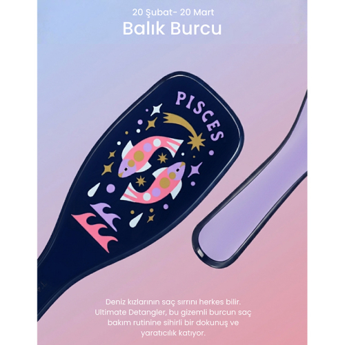 Tangle Teezer Zodiac The Ultimate Detangler Pisces Saç Açıcı Tarak (Düz ve Kıvırcık Saçlar) - Balık Burcu - 9