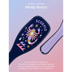 Tangle Teezer Zodiac The Ultimate Detangler Scorpio Saç Açıcı Tarak (Düz ve Kıvırcık Saçlar) - Akrep Burcu - 9