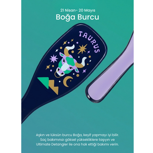 Tangle Teezer Zodiac The Ultimate Detangler Taurus Saç Açıcı Tarak (Düz ve Kıvırcık Saçlar) - Boğa Burcu - 9
