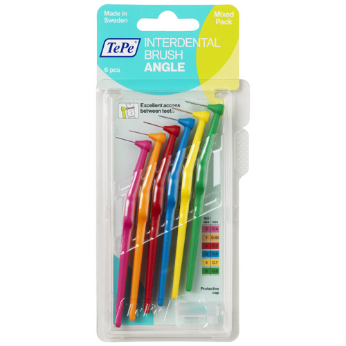 TePe Angle Mixed Pack Interdental Brush 6 Adet - TePe
