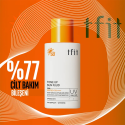 TFIT Tone Up Sun Fluid SPF50 Güneş Kremi 50 ml - 6