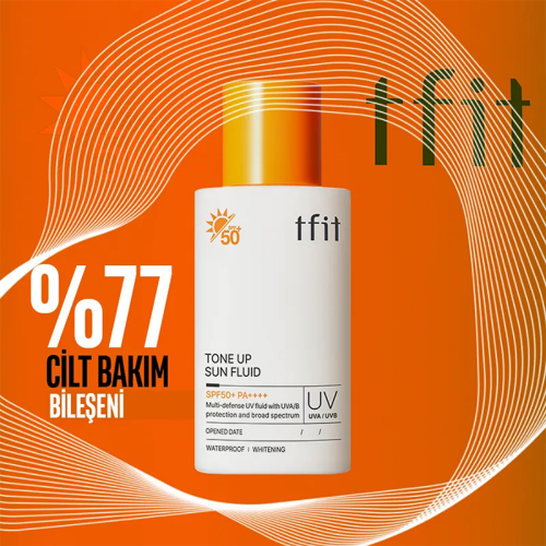 TFIT Tone Up Sun Fluid SPF50 Güneş Kremi 50 ml - 6