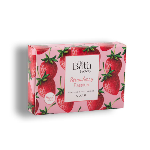 The Bath Factory Nemlendirici El Yüz Vücut Sabunu - Çilek 80 gr - The Bath Factory