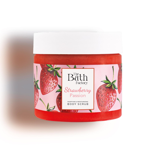 The Bath Factory Vücut Peelingi - Çilek Aromalı 300 gr - The Bath Factory