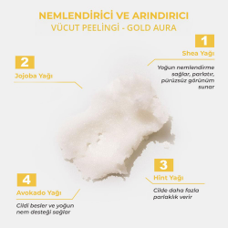 The Bath Factory Vücut Peelingi - Gold Aura 300 gr - 3