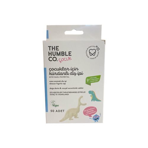 The Humble Co Çocuklar İçin Kürdanlı Diş İpi 50 Adet - Humble Brush