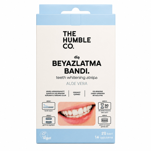 The Humble Co Diş Beyazlatma Bandı 28 Bant - Humble Brush