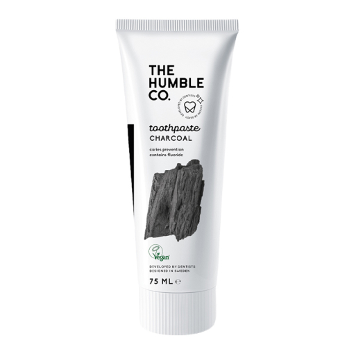 The Humble Co Natural Charcoal Toothpaste 75ml - Humble Brush