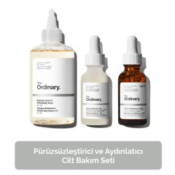 The Ordinary Pürüzsüzleştirici ve Aydınlatıcı Cilt Bakım SETİ - 2