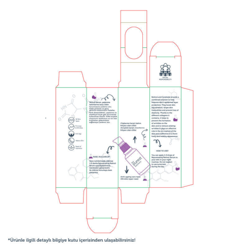 The Purest Solutions %1 Retinol + Ceramide Rejuvenating Retinol Serum 30 ml - 6