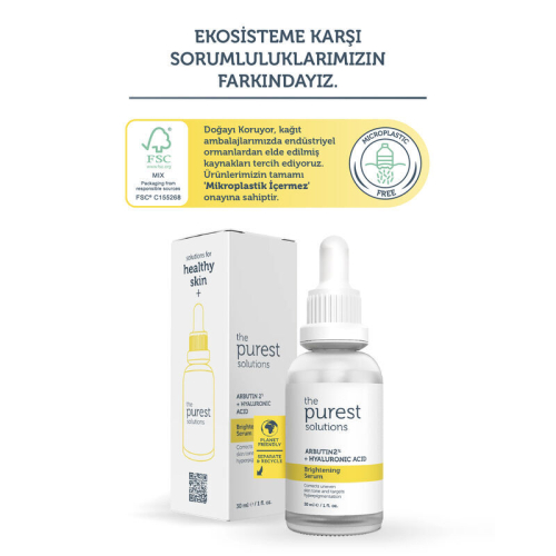 The Purest Solutions Arbutin 2% + Hyaluronic Acid Brightening Serum 30 ml - 4
