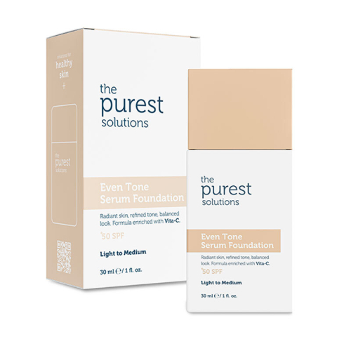 The Purest Solutions Even Tone Leke Karşıtı Serum Fondöten SPF50+ 30 ml - Açık-Orta Ton - The Purest Solutions