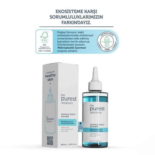 The Purest Solutions Exfoliating + Clarifying Toner 200 ml - 4