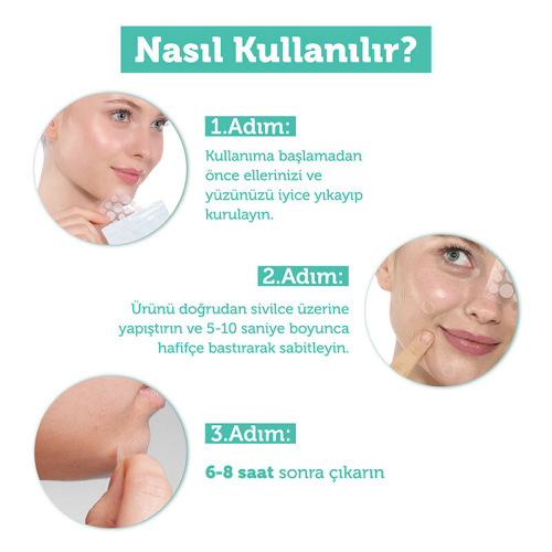 The Purest Solutions Hydrocolloid Invisible Acne Spot Patches 36 Adet - 5