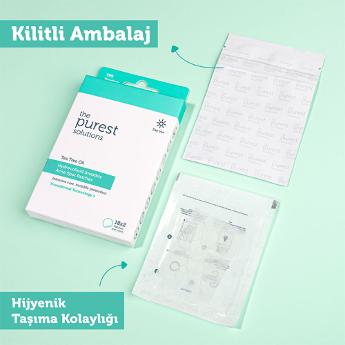 The Purest Solutions Hydrocolloid Invisible Acne Spot Patches 36 Adet - 6