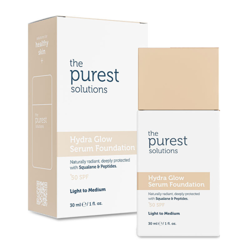 The Purest Solutions Hydra Glow Nemlendirici Serum Fondöten SPF50+ 30 ml - Açık-Orta Ton - The Purest Solutions