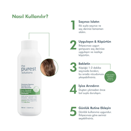 The Purest Solutions Kepek Görünümüne Karşı Dengeleyici Şampuan 300 ml - 5