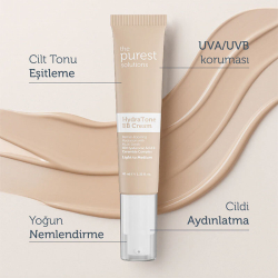 The Purest Solutions Kuru ve Karma Ciltler İçin Yoğun Nemlendirici BB Krem SPF 50+ 40 ml - Açık-Orta Ton - 6