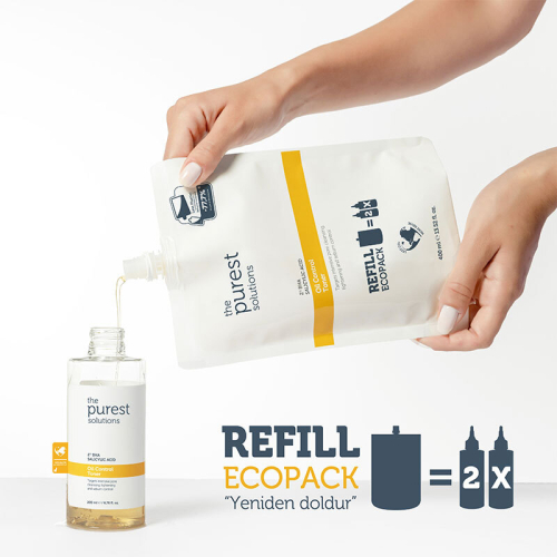 The Purest Solutions Oil Control Toner 400 ml - Refill - 5