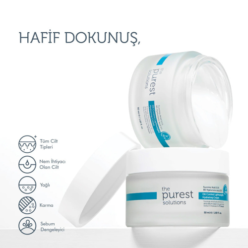 The Purest Solutions Sebum Dengeleyici Günlük Nemlendirici Krem 50 ml - 2