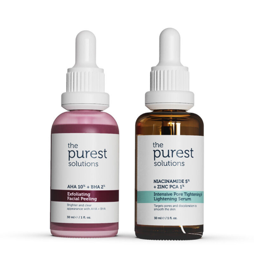 The Purest Solutions Siyah Nokta Karşıtı ve Gözenek Sıkılaştırmaya Yardımcı Bakım Seti - The Purest Solutions