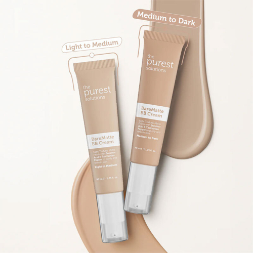 The Purest Solutions Yağlı ve Karma Ciltler İçin Matlaştırıcı BB Krem SPF 50+ 40 ml – Açık-Orta Ton - 7