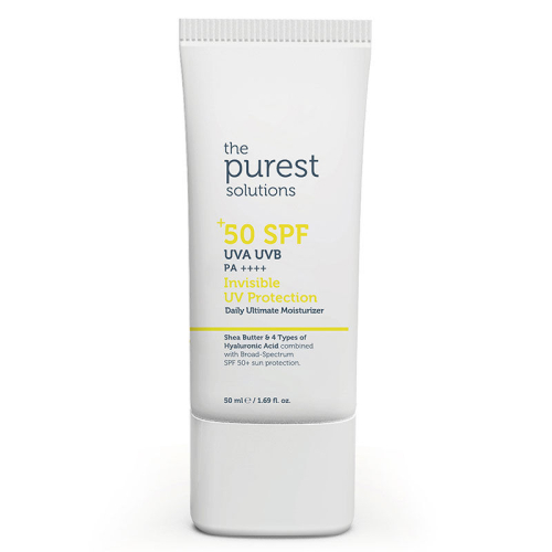 The Purest Solutions Spf50+ Invisible UV Protectin Cream 50 ml - The Purest Solutions
