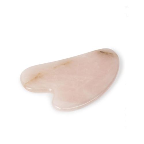 Therapium Naturalis Pembe Kuvars Taşı Gua Sha Masaj Aleti - Therapium Naturalis
