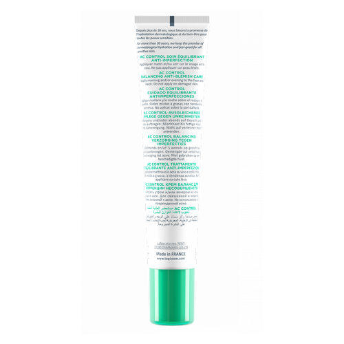 Topicrem Ac Control Balancing Anti- Blemish Care 40 ml - 2