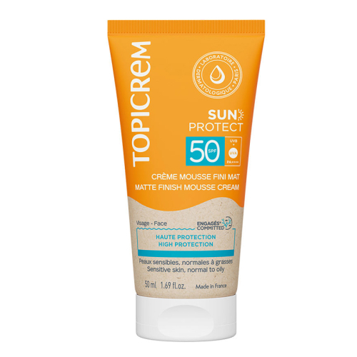 Topicrem Sun Protect Spf 30 Mat Bitişli Güneş Koruyucu Köpük Krem 50 ml - Topicrem