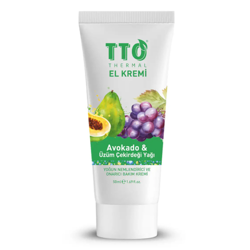 TTO El Kremi Avokado ve Üzüm Çekirdeği Yağı 50 ml - 1