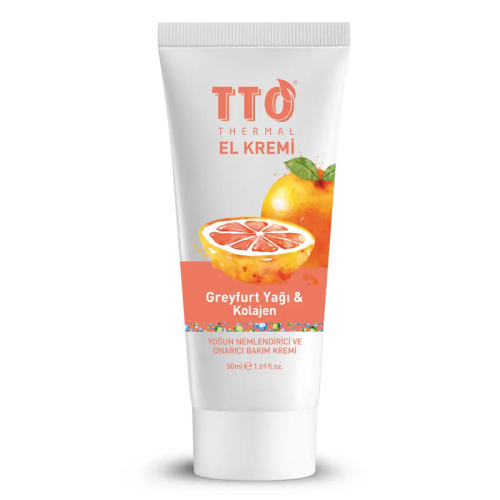 TTO El Kremi Greyfurt Yağı ve Kolajen El Kremi 50 ml - TTO