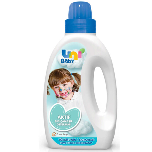 Uni Baby Aktif Sıvı Çamaşır Deterjanı 1500 ml - Uni Baby