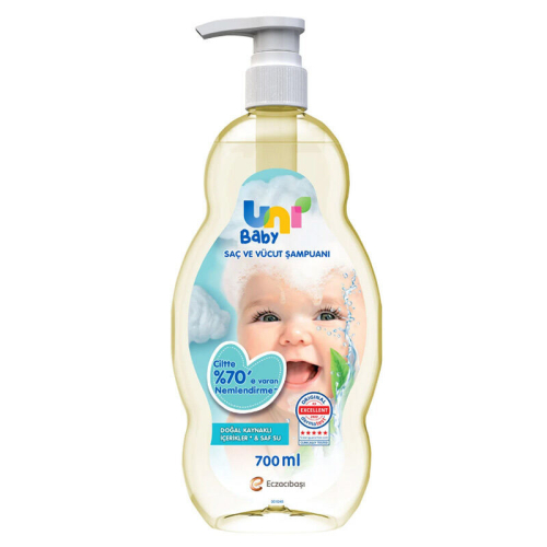 Uni Baby Saç ve Vücut Şampuanı 700 ml - Uni Baby