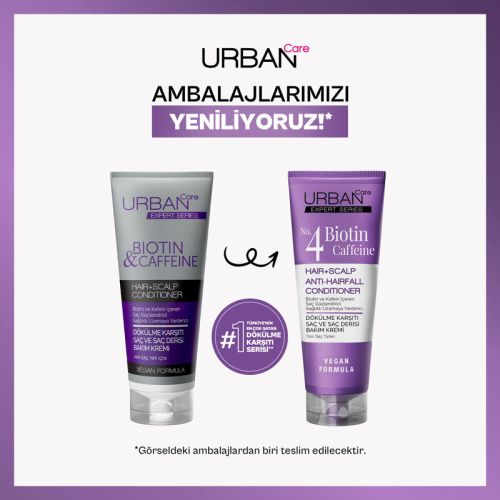 Urban Care Expert Series Biotin - Caffeine Saç Kremi 200 ml - 3