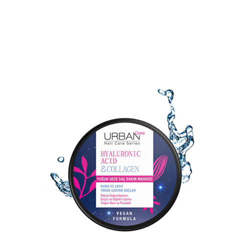 Urban Care Hyaluronic Acid - Collagen Yoğun Gece Saç Bakım Maskesi 230 ml - 4