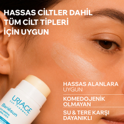 Uriage Bariesun SF50+Yüksek Koruma Faktörlü Mineral Güneş Stick 18 g - 2