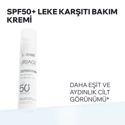 Uriage Depiderm SPF50+ Leke Karşıtı Aydınlatıcı Yüz Kremi 30 ml - 1