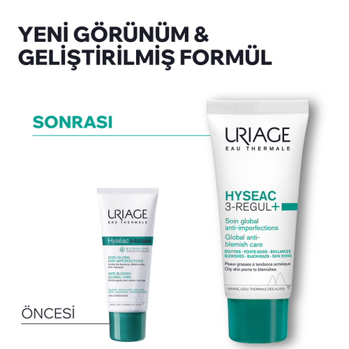 Uriage Hyseac 3-Regul + Sebum Dengeleyici ve Pürüzsüzleştirici Bakım Kremi 40 ml - 4