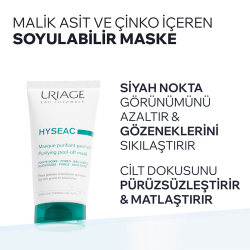 Uriage Hyseac Arındırıcı Peel-Off Soyulabilir Maske 50 ml - 3