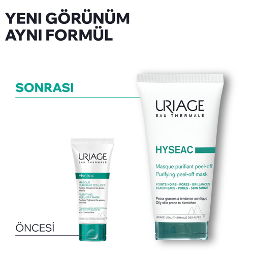 Uriage Hyseac Arındırıcı Peel-Off Soyulabilir Maske 50 ml - 7