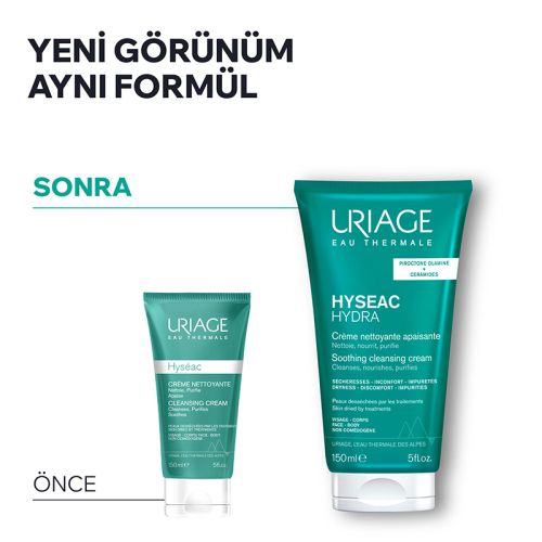 Uriage Hyseac Karma ve Yağlı Ciltler için Temizleyici Krem 150 ml - 8