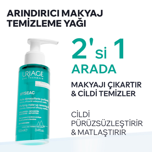 Uriage Hyseac Karma ve Yağlı Ciltler İçin Temizleme Yağı 100 ml - 3