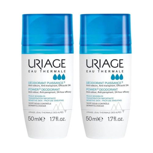 Uriage Power3 Deodorant 24h 50 ml x 2 Adet - Uriage