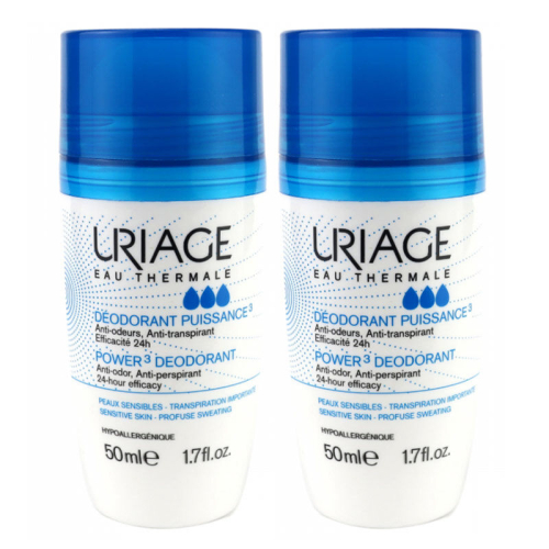 Uriage Power3 Deodorant 24h 50 ml x 2 Adet - 1