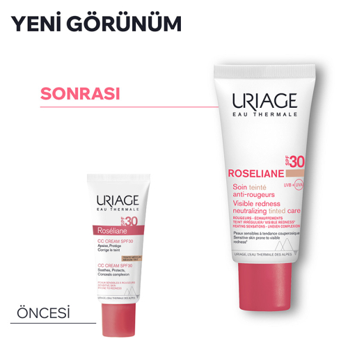Uriage Roseliane Hassas Ciltler İçin Kızarıklık Karşıtı SPF30 CC Krem 40 ml - 5