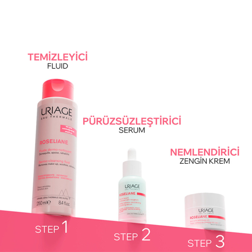 Uriage Roseliane Hassas Ciltler İçin Kızarıklık Karşıtı Yoğun Krem 50 ml - 7