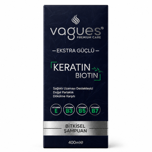 Vagues Keratin Biotin Şampuan 400 ml - Vagues