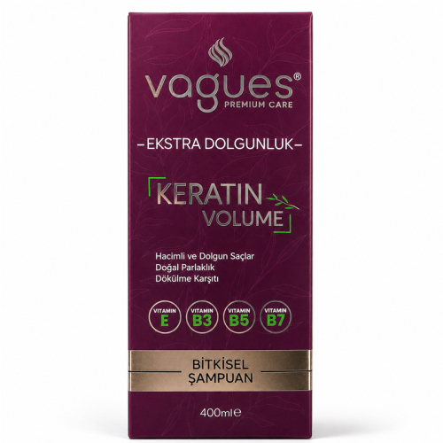Vagues Keratin Volume Şampuan 400 ml - Vagues