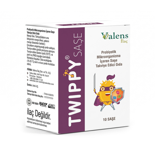 Valens İlaç Twippy Takviye Edici Gıda 10 Saşe - Valens